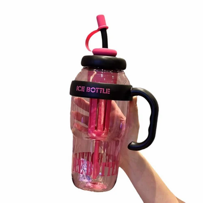 Ice Cream Pastel Shake Cup with Straw & Handle – 700ml